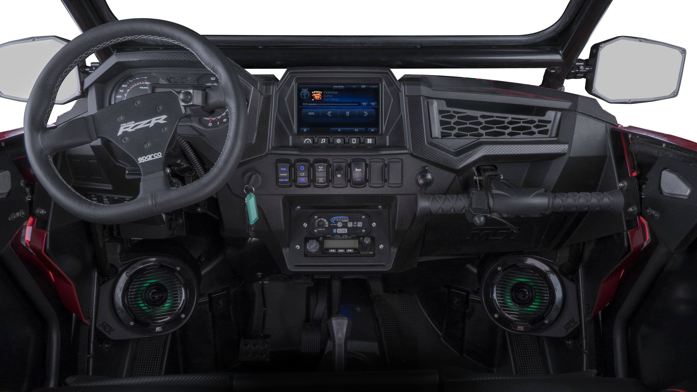 MTX Audio RZR14RCTHUNDER3 3Speaker Audio System for 2014+